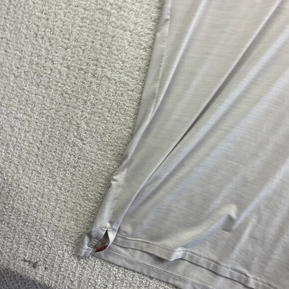 Adidas Golf Polo Shirt Color Blok Mens XXL Orange / White Performance Read* - Picture 6 of 16